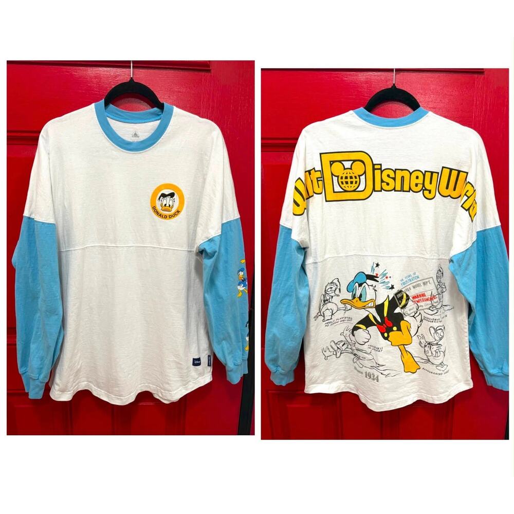 Disney Adult M Walt‎ Disney World Donald Duck 90th Anniversary Spirit Jersey